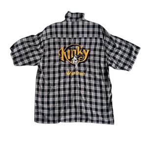 Hysteric Glamour Flannel Button Up “Kinky” Top
